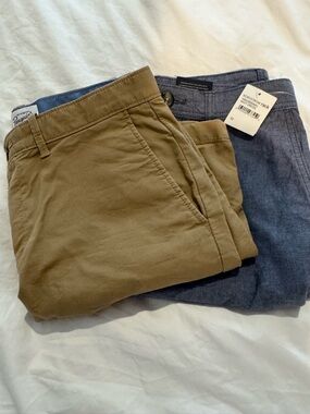 Original Penguin Men's Tan and Blue Chino Pants men’s size 30
